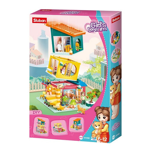 Sluban Girls Dream Jenga House 571pcs M38-B1090
