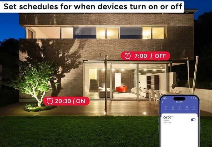 Smart Ape IP44 Outdoor Dual Smart Plug