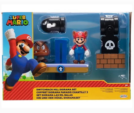 Super Mario: Switchback Hill - Diorama Set