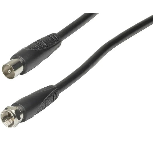 Digitech TV Antenna Cable - F Plug to TV Coaxial Plug
