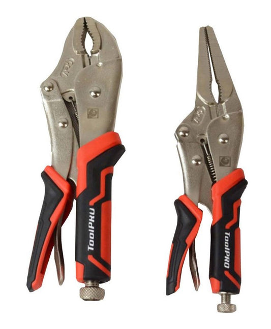 ToolPRO Large Locking Plier Set - 2 Pieces