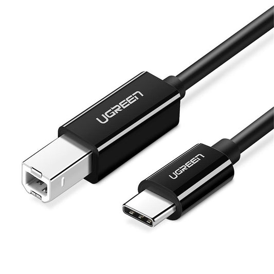 UGREEN USB 2.0 USB-C to USB-B Cable - 2m - Black