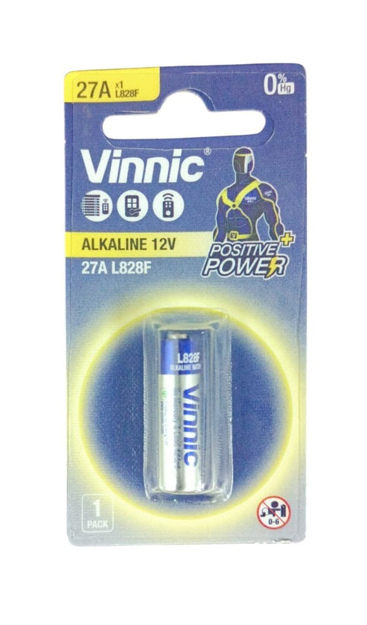 Vinnic 27A 12V Thin Car Alarm Alkaline Battery SB2422