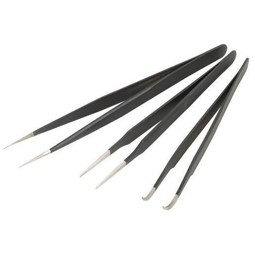 Stainless Steel Tweezer Set - ESD safe - Local Kiwi Deals
