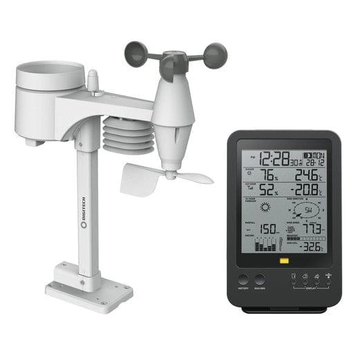 Local Kiwi Deals Electrical and Fittings Digital Weather Station with Monochrome Display