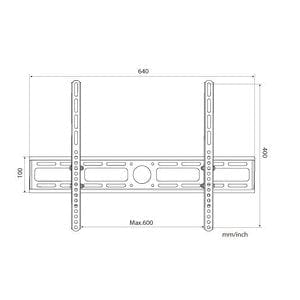Local Kiwi Deals Electrical and Fittings Economy Ultra-Thin LCD TV Wall Bracket with 10 Degree Tilt