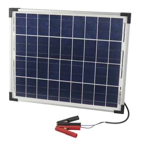 Local Kiwi Deals Electrical and Fittings POWERTECH 12V 20W Solar Panel with Clips