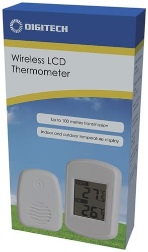 Local Kiwi Deals Electrical and Fittings Wireless In & Out LCD Thermometer
