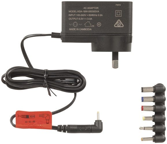 Local Kiwi Deals Electronics 5V DC 3A Slim Power Supply 7DC Plugs