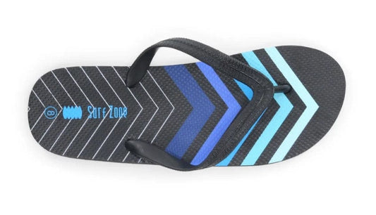 Local Kiwi Deals Homeware BLUE (UK9) Men’s Chevron Jandals