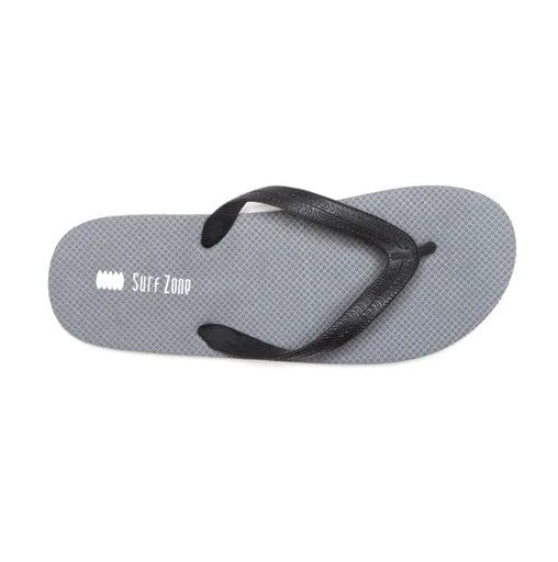 Local Kiwi Deals Homeware GREY CHARCOAL (UK7) Men's Contrast Jandals