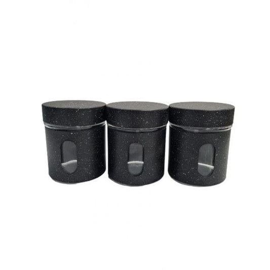 Local Kiwi Deals KITCHEN ORGANISERS BLACK Condiments 3 Piece Set