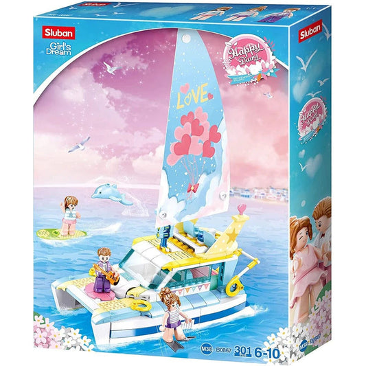 Local Kiwi Deals Sluban B0867 Girls Dream Yacht - 308 Pc