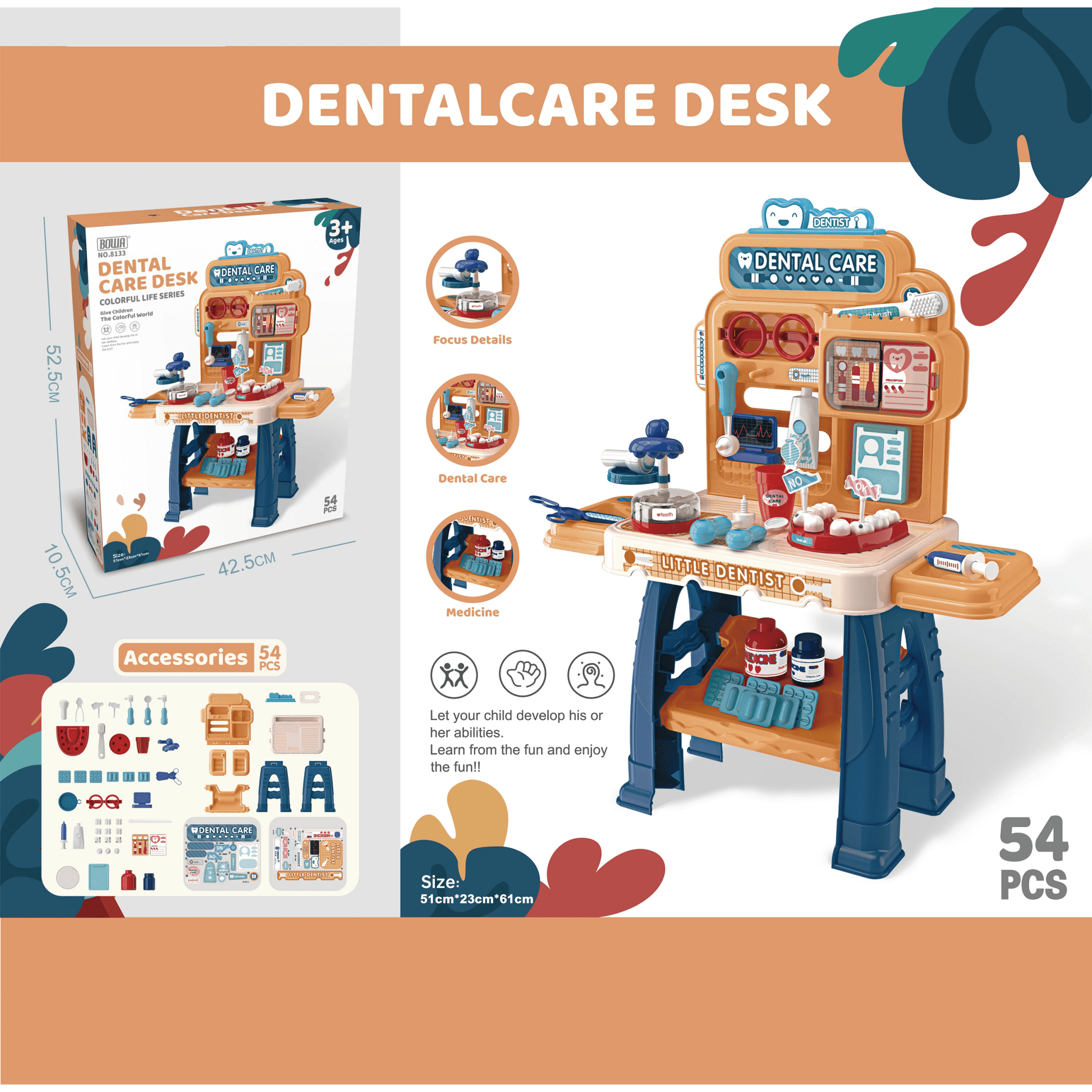 Local Kiwi Deals Toys & Games Default DENTAL CARIES PREVENTION CENTER 54PCS SET