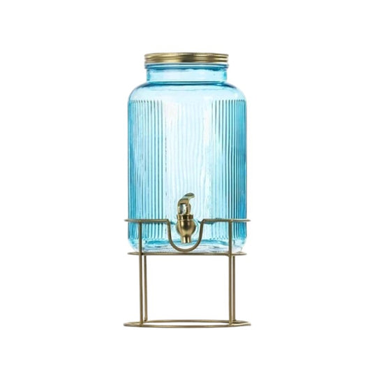 Home Co. 5.8L Drink Dispenser On Rack Blue